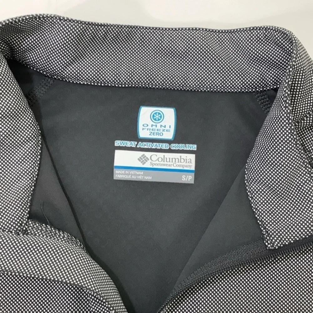 Columbia PFG 1/2 zipper sweat activated cooling outdoor long sleeves shirt SZ S - Picture 4 of 15